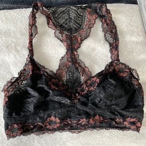Free people black bralette